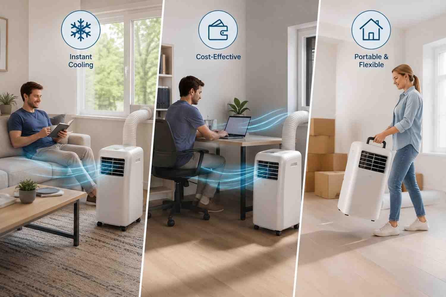 Benefits and Options for Portable Air Conditioner Hire